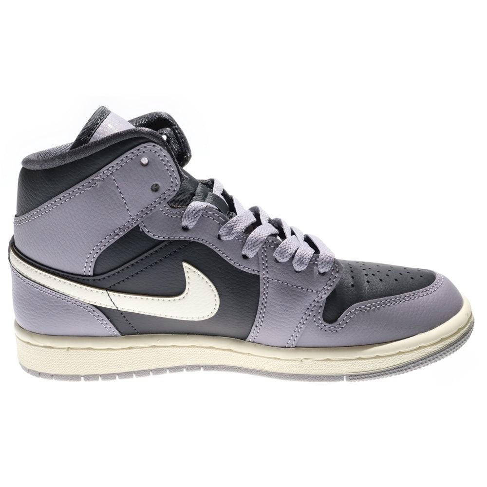 NIKE(ナイキ) AIR JORDAN 1 MID エアジョーダン 1 ミドルカットスニスニーカーシューズ グレー/ホワイト US7/24cm BQ6472-022