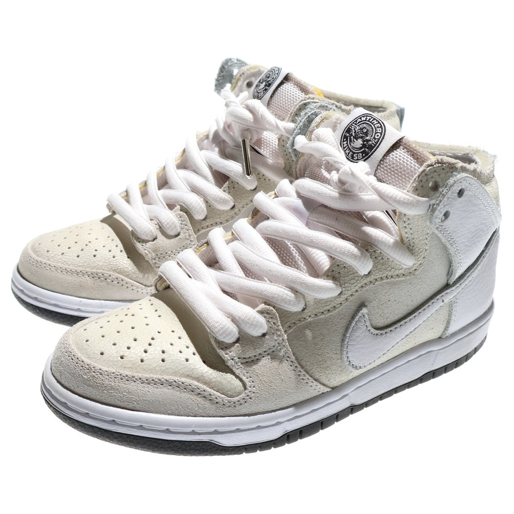 NIKE SB(ナイキエスビー) ×ANTIHERO DUNK HIGH QS WHITE アンタイヒーロー ダンク ハイカットスニーカー ホワイト US4/23.0cm HM5837-100