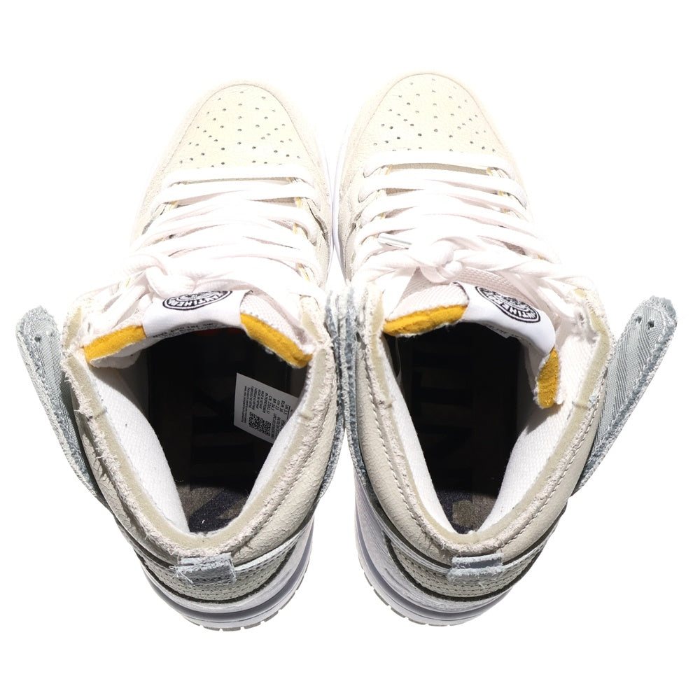 NIKE SB(ナイキエスビー) ×ANTIHERO DUNK HIGH QS WHITE アンタイヒーロー ダンク ハイカットスニーカー ホワイト US4/23.0cm HM5837-100