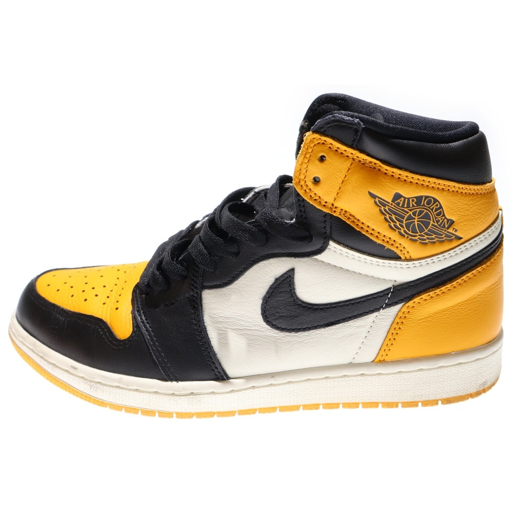 NIKE(ナイキ) AIR JORDAN 1 RETRO HIGH OG TAXI エアジョーダン 1 レトロ タクシー ハイカットスニーカー イエロー/ブラック US9.5/27.5cm 555088-711