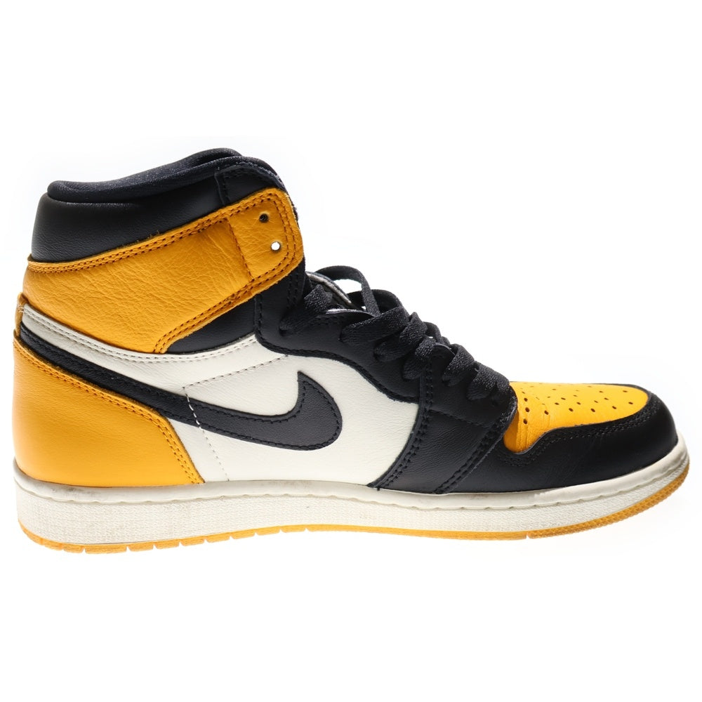NIKE(ナイキ) AIR JORDAN 1 RETRO HIGH OG TAXI エアジョーダン 1 レトロ タクシー ハイカットスニーカー イエロー/ブラック US9.5/27.5cm 555088-711