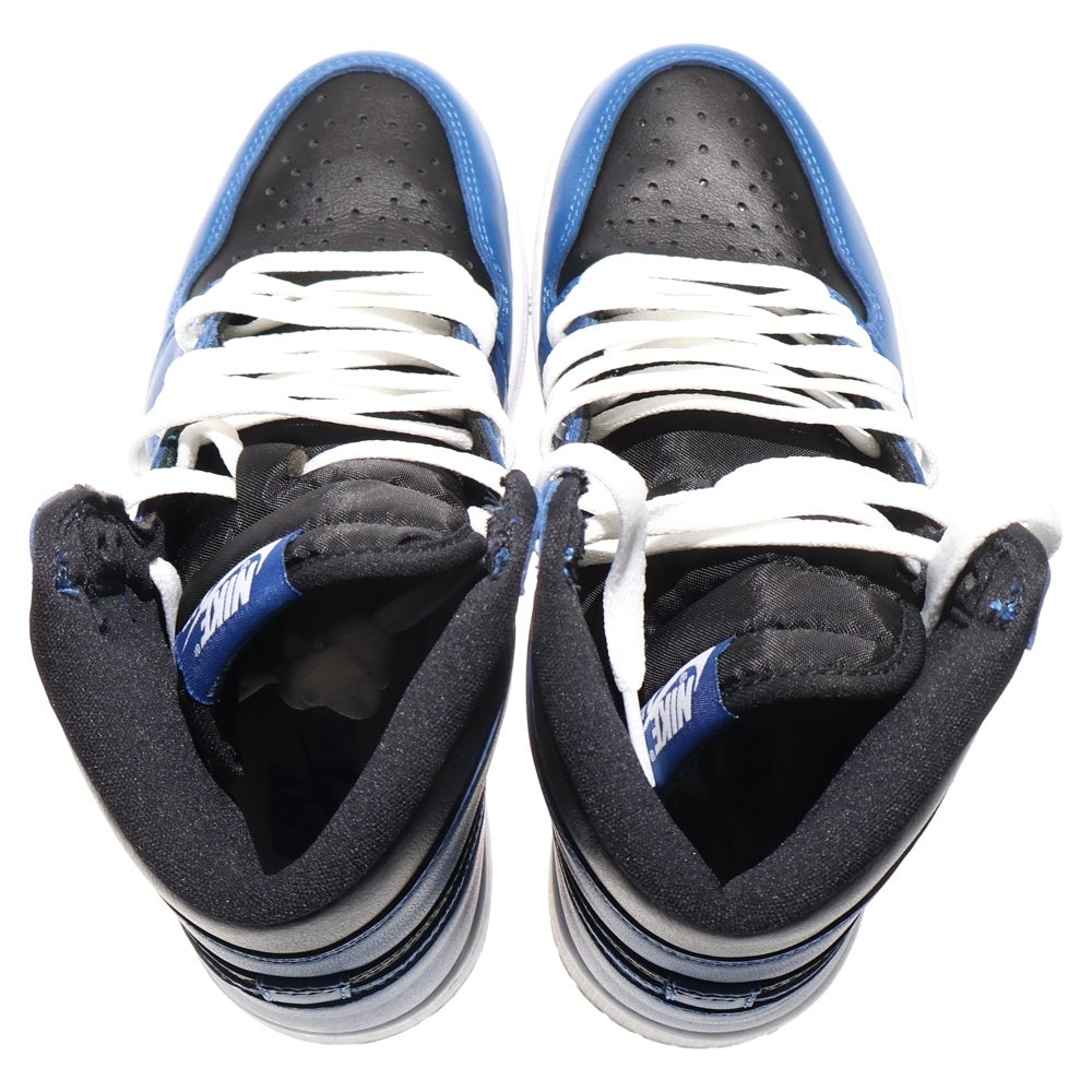 NIKE(ナイキ) AIR JORDAN 1 RETRO HIGH OG DARK MARINA BLUE エアジョーダン 1 ハイ ダークマリーナブルー ハイカットスニーカー ブラック/ブルー US5/23.5cm 555088-404