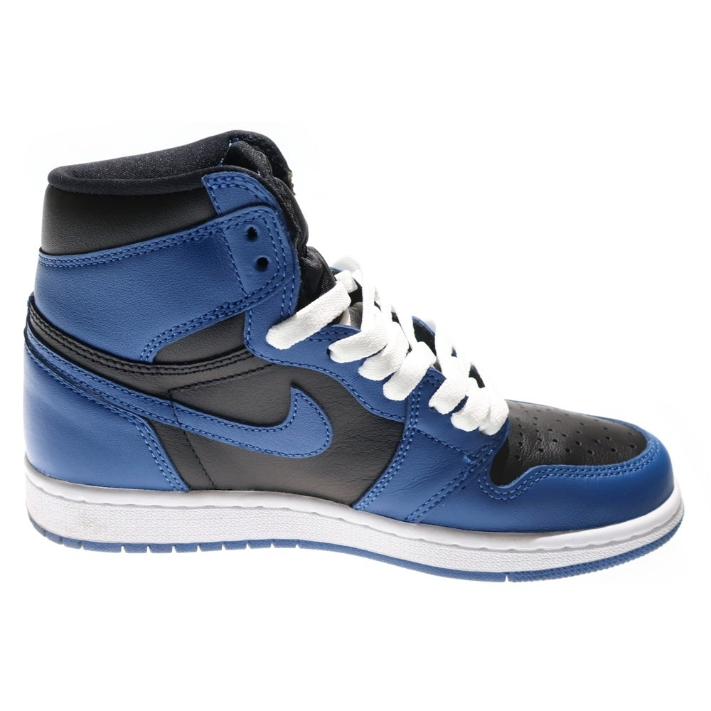 NIKE(ナイキ) AIR JORDAN 1 RETRO HIGH OG DARK MARINA BLUE エアジョーダン 1 ハイ ダークマリーナブルー ハイカットスニーカー ブラック/ブルー US5/23.5cm 555088-404