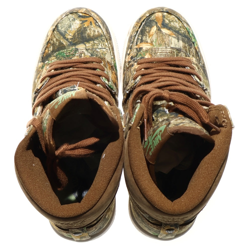 NIKE(ナイキ) JORDAN AIR SHIP SP Realtree Camo ジョーダン エアシップ SP リアルツリーカモ ハイカットスニーカー ブラウン US5/23.5cm FD1324-900