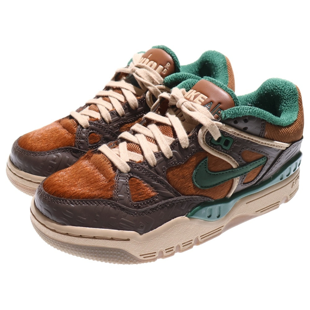 NIKE(ナイキ) ×NIGO AIR FORCE 3 LOW SP ニゴー エアフォース3 ローカットスニーカー シューズ ブラウン/グリーン US5/23.5cm HQ0260-201