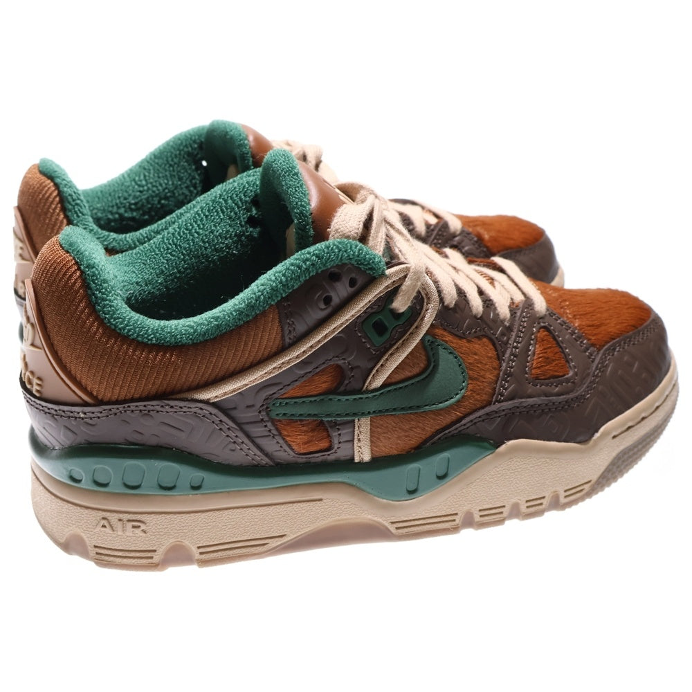 NIKE(ナイキ) ×NIGO AIR FORCE 3 LOW SP ニゴー エアフォース3 ローカットスニーカー シューズ ブラウン/グリーン US5/23.5cm HQ0260-201
