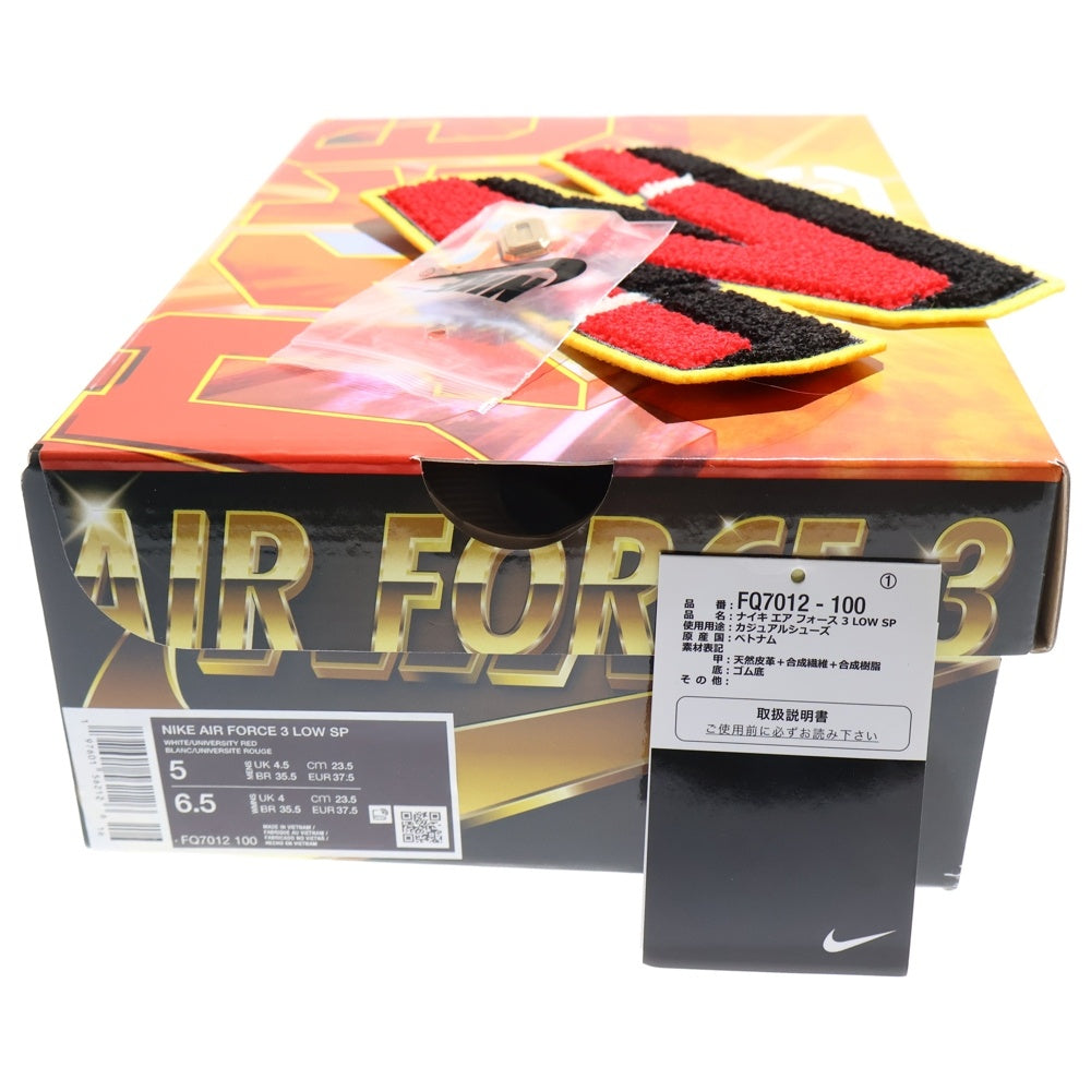 NIKE(ナイキ) ×NIGO AIR FORCE 3 LOW SP ニゴー エアフォース ローカットスニーカー マルチ US5/23.5cm FQ7012-100