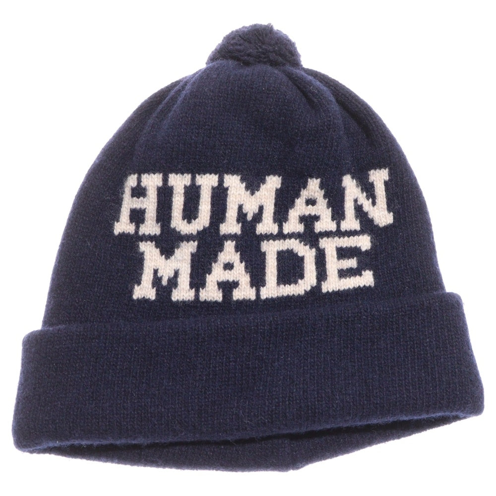 HUMAN MADE(ヒューマンメイド) POP BEANIE ポップ ビーニー ニット帽 ネイビー