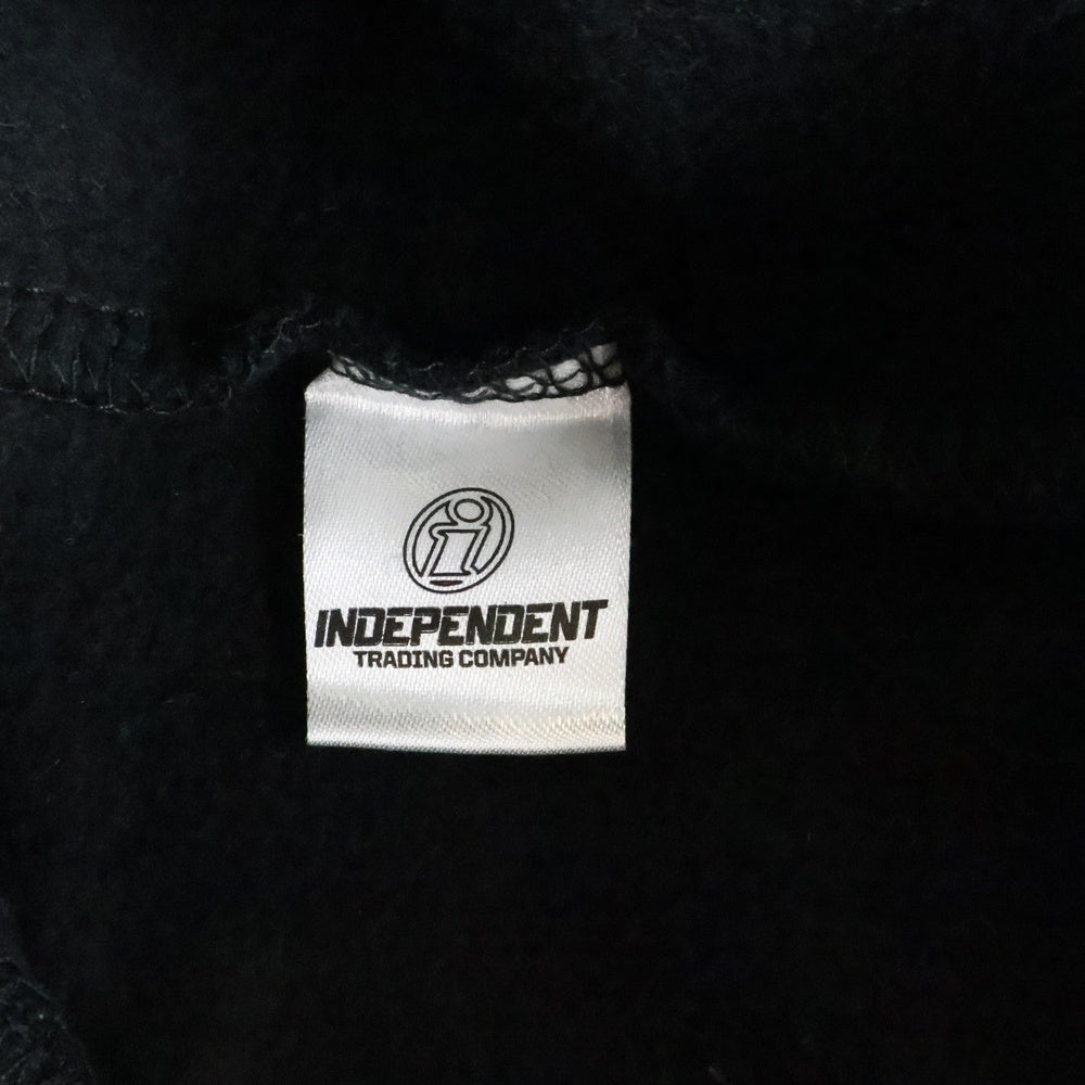 ANTI SOCIAL SOCIAL CLUB(アンチソーシャルソーシャルクラブ) Logo Pullover Parka ロゴプリント スウェットプルオーバーパーカー ブラック/ライトグリーン