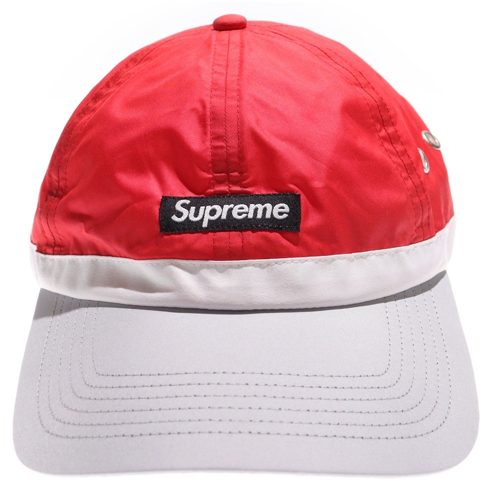 SUPREME(シュプリーム) 24SS Crown Band Nylon 6-Panel クラウンバンドキャップ 帽子 レッド/グレー