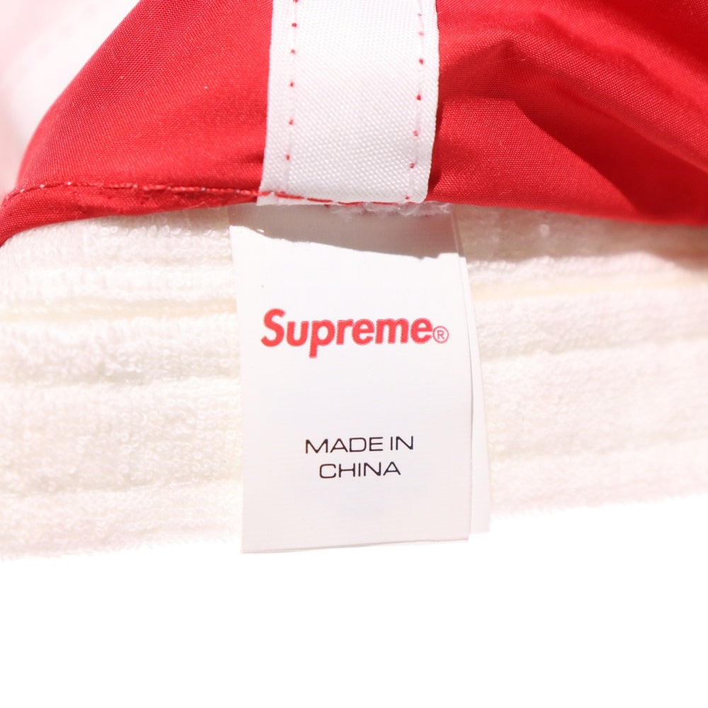 SUPREME(シュプリーム) 24SS Crown Band Nylon 6-Panel クラウンバンドキャップ 帽子 レッド/グレー