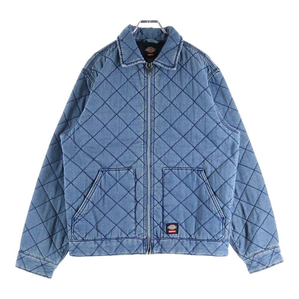 SUPREME(シュプリーム) 21AW×Dickies Quilted Denim Work Jacket ×ディッキーズ キルテッドデニムワークジャケット インディゴ