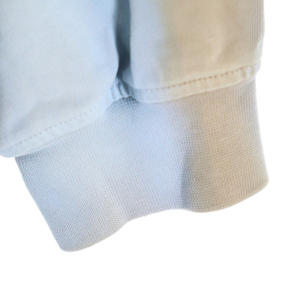 ALEXANDER WANG(アレキサンダーワン) ロゴプリント コットン クルーネック 長袖Tシャツ カットソー ブルー/ブラウン