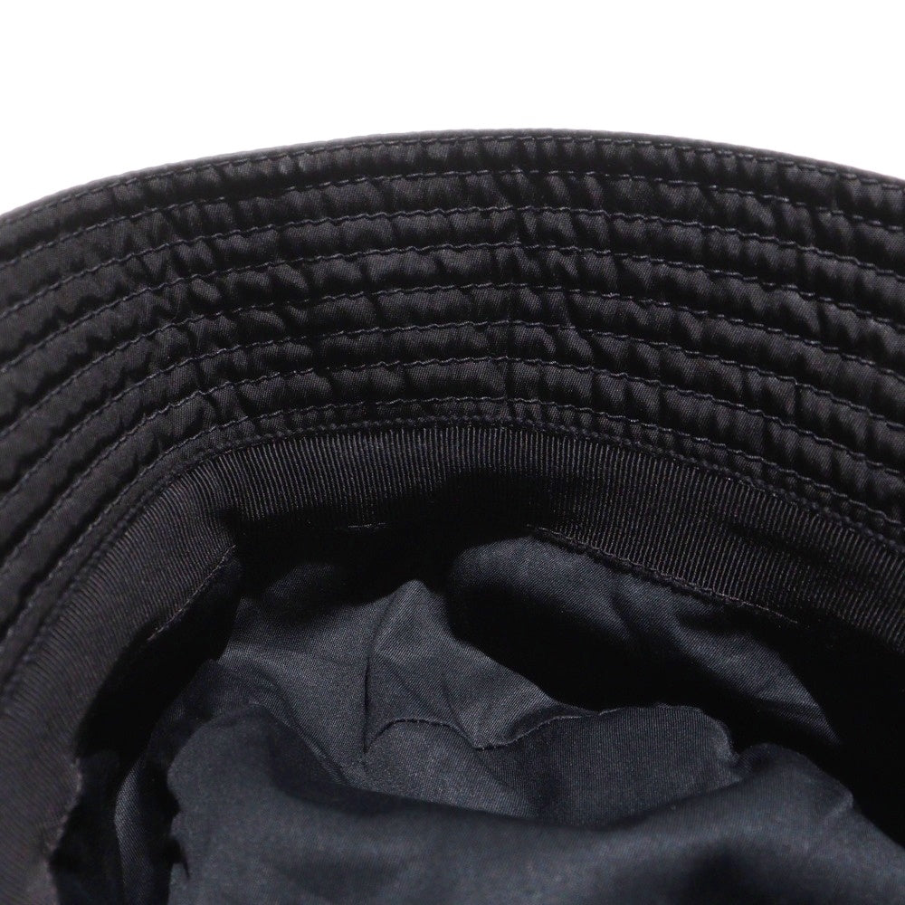 PRADA(プラダ) Re-Nylon リナイロン トライアングルロゴプレート バケットハット 帽子 ブラック 2HC137 2DMI