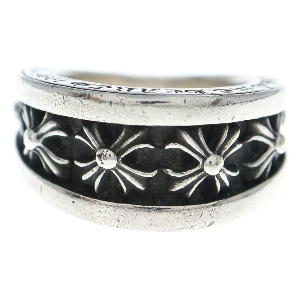 CHROME HEARTS(クロムハーツ) NARROW V CH PLS ナローVバンド CHプラスリング シルバー BCA399