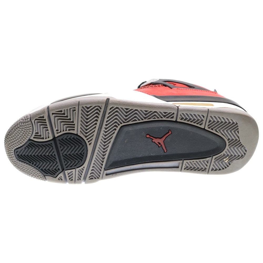 NIKE(ナイキ) 【観賞2013年製】AIR JORDAN 4 RETRO エアジョーダン4レトロ トロブラボー ハイカットスニーカーシューズ レッド US9.5/27.5cm 308497-603