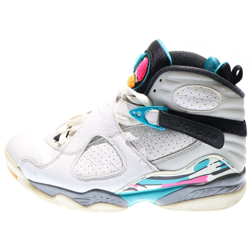 NIKE(ナイキ) AIR JORDAN 8 RETRO エアジョーダン8 レトロ ハイカットスニーカー ホワイト/ブルー US9.5/27.5cm 305381-113
