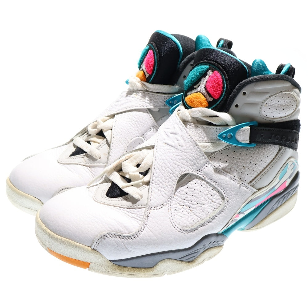 NIKE(ナイキ) AIR JORDAN 8 RETRO エアジョーダン8 レトロ ハイカットスニーカー ホワイト/ブルー US9.5/27.5cm 305381-113