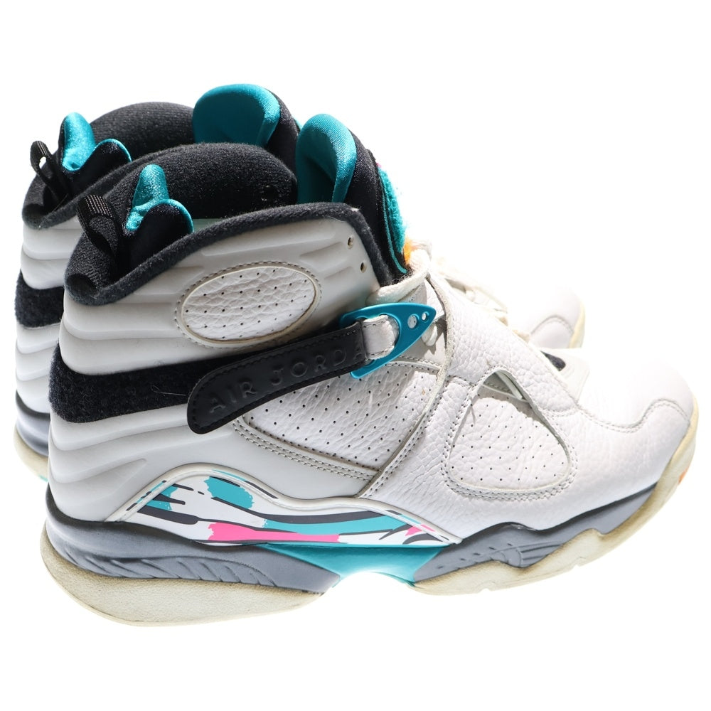 NIKE(ナイキ) AIR JORDAN 8 RETRO エアジョーダン8 レトロ ハイカットスニーカー ホワイト/ブルー US9.5/27.5cm 305381-113