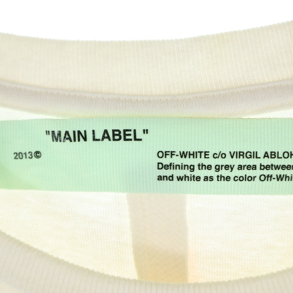 OFF-WHITE(オフホワイト) 18AW LIBERTY L/S TEE 自由の女神 プリント クルーネック長袖Tシャツ カットソー ホワイト