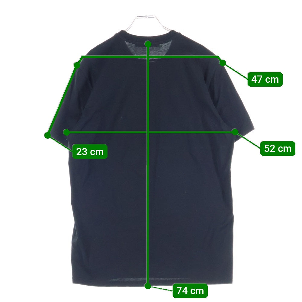 GIVENCHY(ジバンシィ) ABSTRACT PIXEL MADONNA アブストラクトピクセル マドンナ クルーネック半袖Tシャツ カットソー ブラック