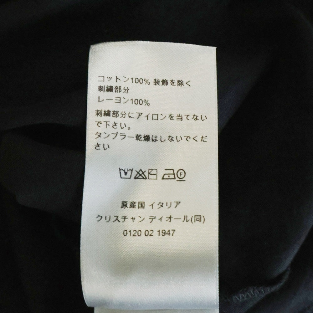 DIOR(ディオール) CDアイコン クルーネック 半袖 Tシャツ カットソー ブラック 413J650A0862