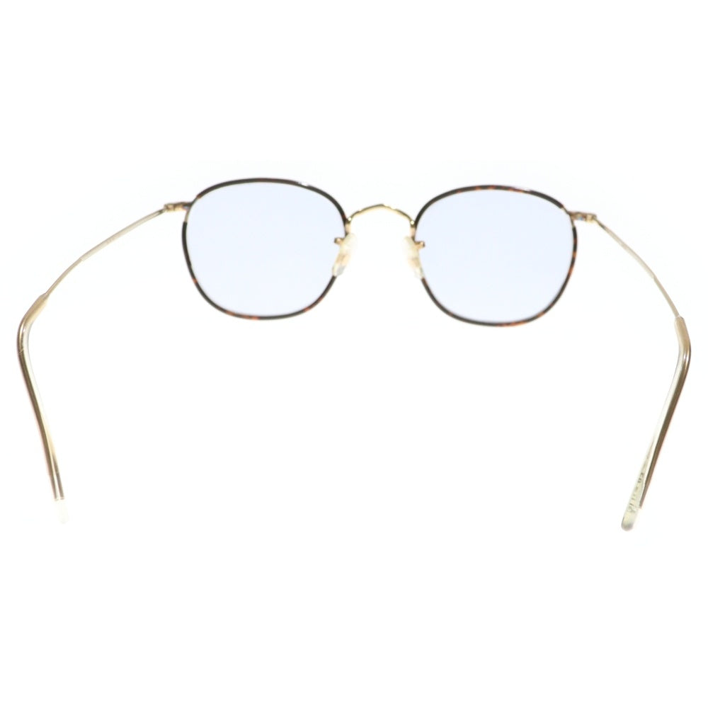 HILTON CLASSIC(ヒルトンクラシック) 70S VINTAGE 3 QUADRA 14KT RG ヴィンテージ イングランド製 クアドラ オーバル ラウンド 眼鏡 メガネ アイウェア ゴールド/ブラウン