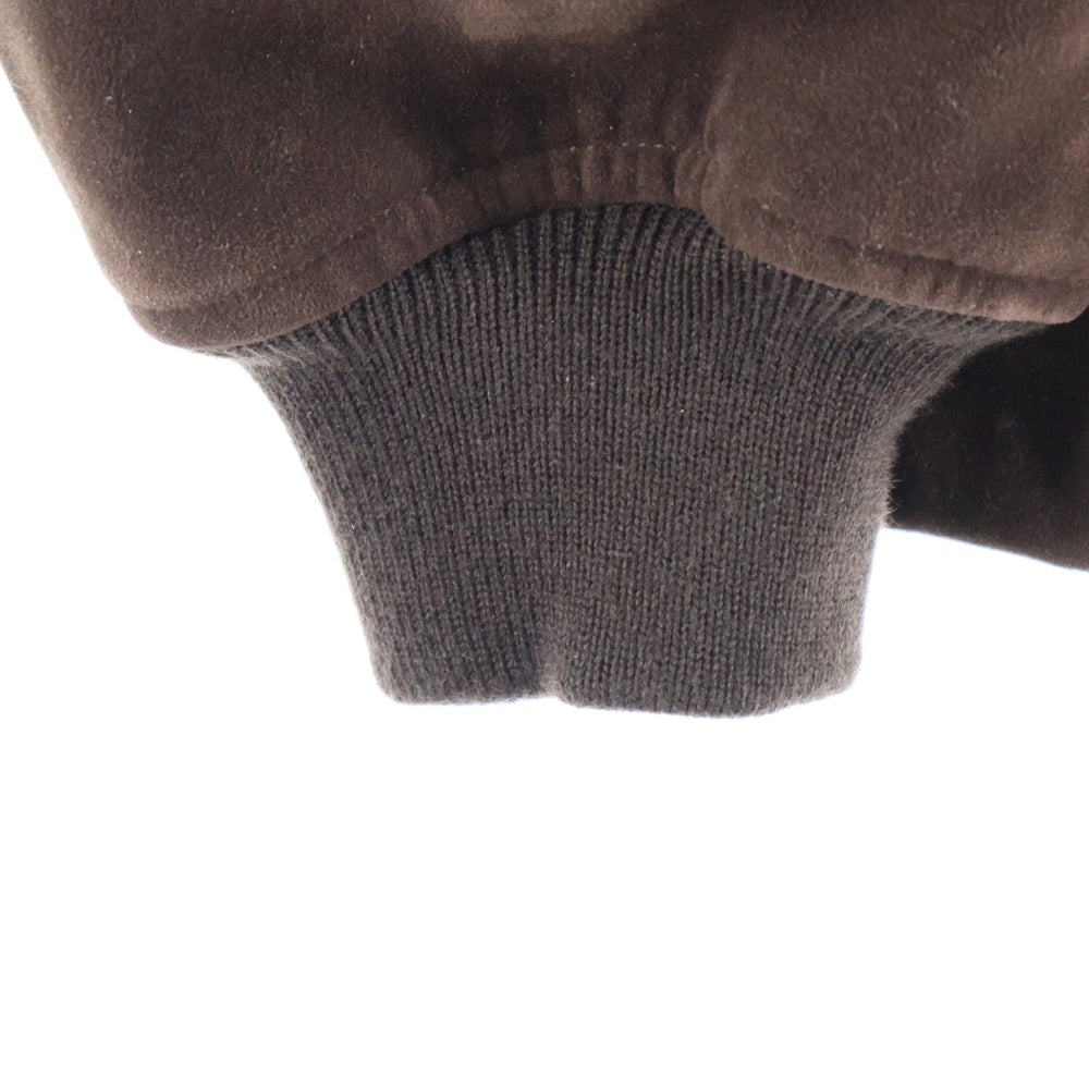 WTAPS(ダブルタップス) 25AW CHIEF JACKET スエード フロントボタン チーフジャケット ブラウン 252CWDT-JKM01