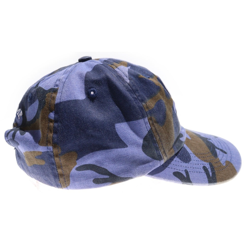 SUPREME(シュプリーム) 25SS Pigment Coated S Logo 6-Panel Sロゴ 迷彩 6パネルキャップ 帽子 パープル