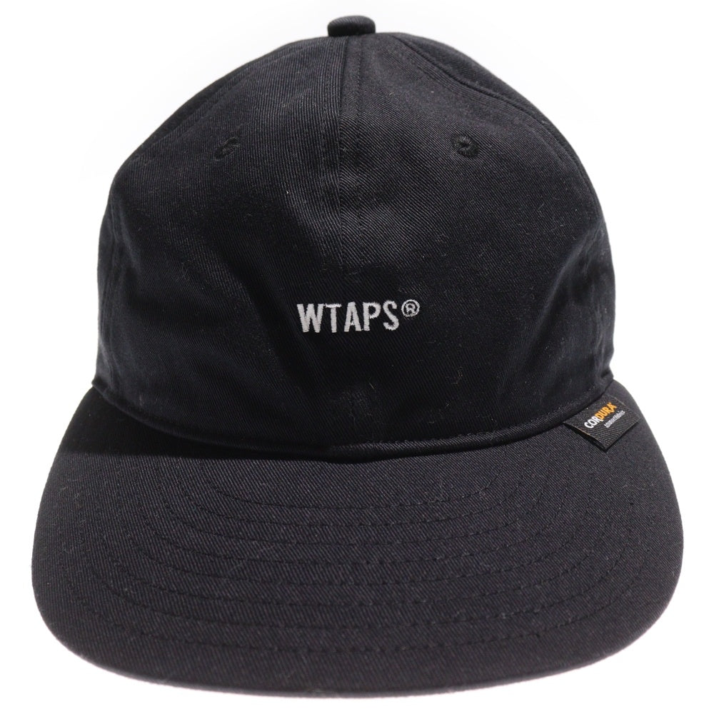 WTAPS(ダブルタップス) 25SS T-6M 04 フロントロゴ 6パネルキャップ 帽子 ブラック 251HCDT-HT04