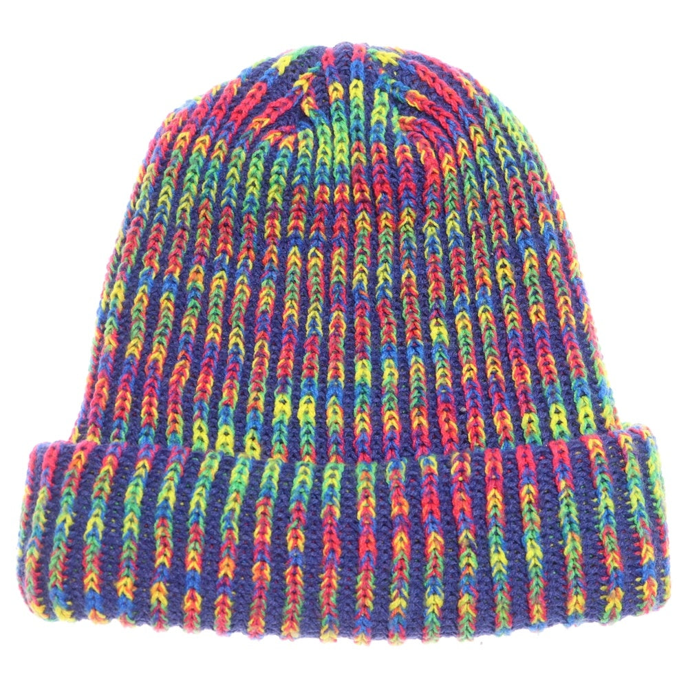 SUPREME(シュプリーム) 24AW Rainbow Loose Gauge Beanie レインボールースゲージ ビーニー ニット 帽子 マルチ