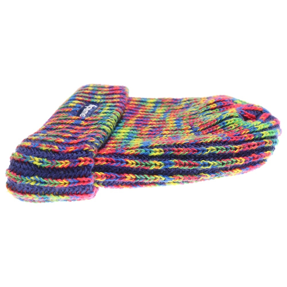 SUPREME(シュプリーム) 24AW Rainbow Loose Gauge Beanie レインボールースゲージ ビーニー ニット 帽子 マルチ