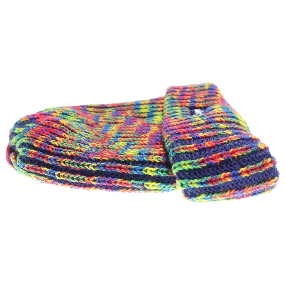 SUPREME(シュプリーム) 24AW Rainbow Loose Gauge Beanie レインボールースゲージ ビーニー ニット 帽子 マルチ