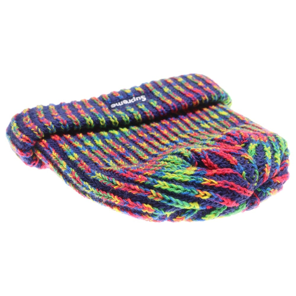 SUPREME(シュプリーム) 24AW Rainbow Loose Gauge Beanie レインボールースゲージ ビーニー ニット 帽子 マルチ