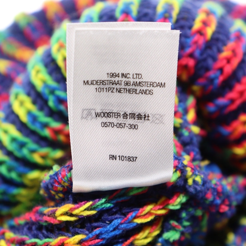 SUPREME(シュプリーム) 24AW Rainbow Loose Gauge Beanie レインボールースゲージ ビーニー ニット 帽子 マルチ