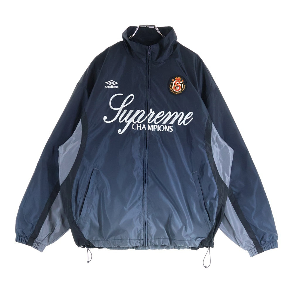 SUPREME(シュプリーム) 25AW ×Umbro Gradient Track Jacket アンブロ ロゴエンブロイダリー グラデーション トラックジャケット ブラック