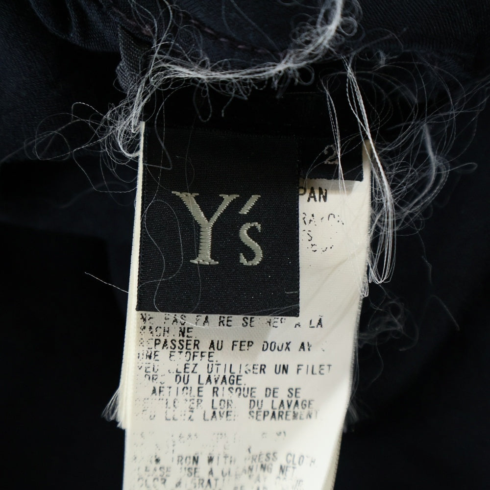 Y's(ワイズ) 12SS レーヨン 長袖シャツ ネイビー YX-B17-231 レディース