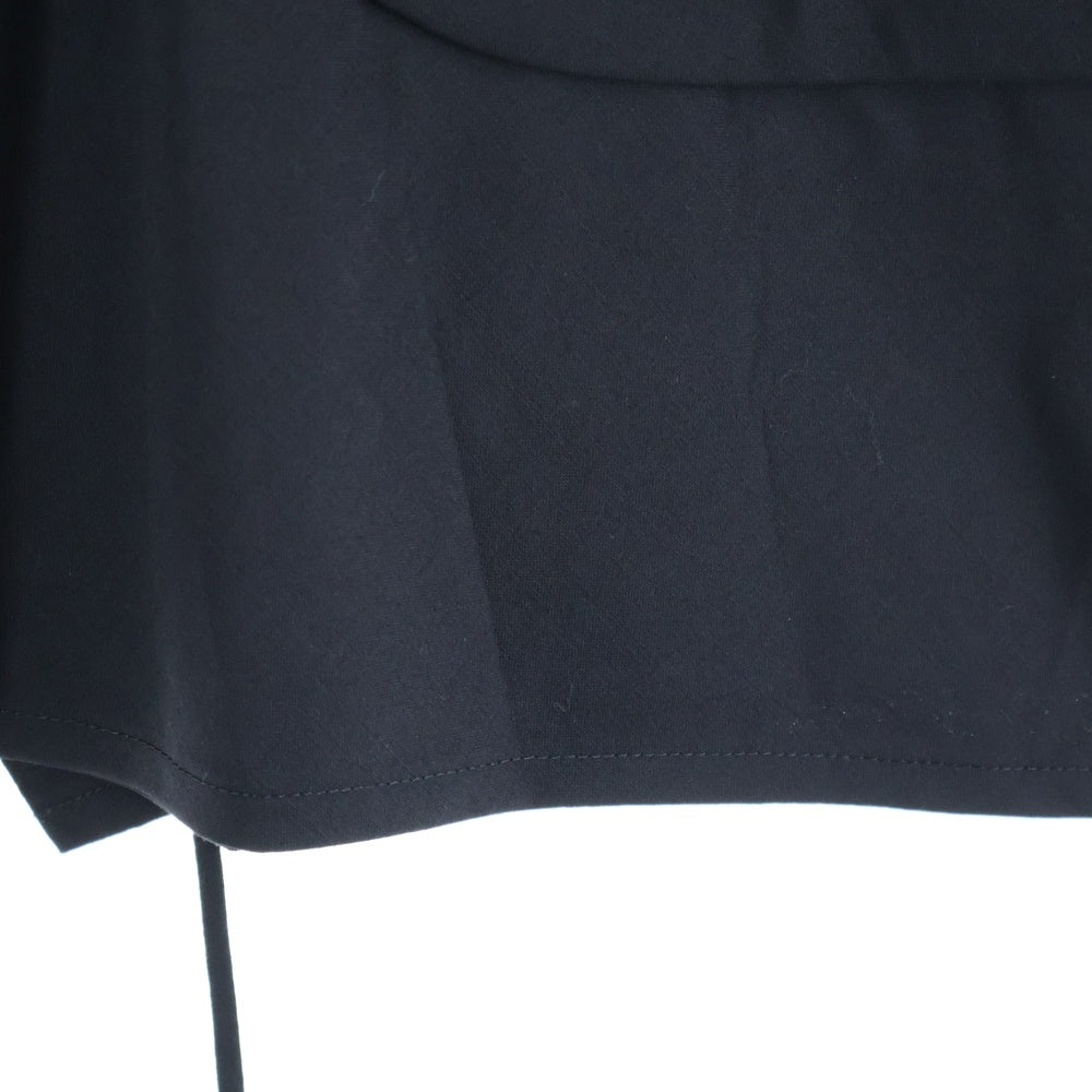 Yohji Yamamoto + NOIR(ヨウジヤマモトプリュスノアール) 10SS アシンメトリー 1B ウールギャバジン テーラードジャケット ブラック NR-J15-184 レディース