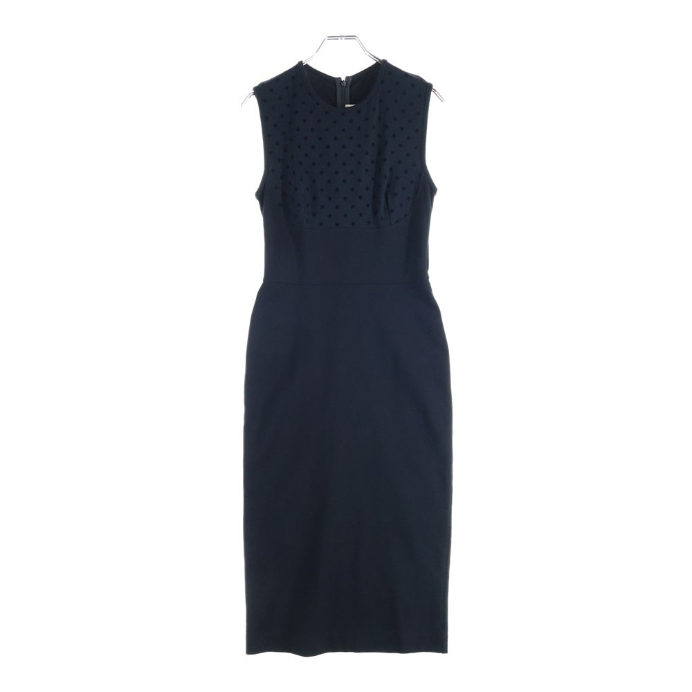 STELLA McCARTNEY(ステラマッカートニー) ポルカドット ノースリーブ ドレス/ワンピース ブラック 415-240162 レディース