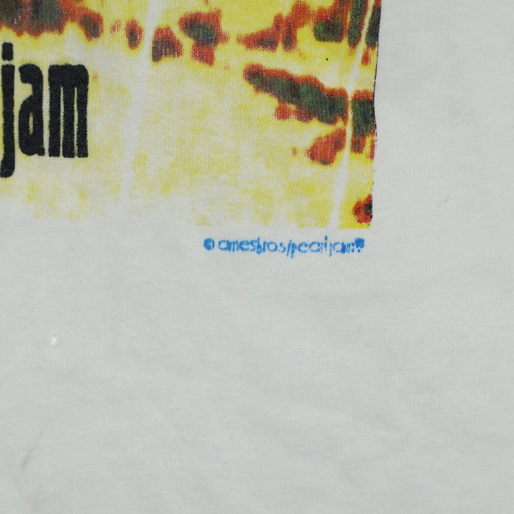 VINTAGE(ヴィンテージ) 90S VINTAGE 1993 PEARL JAM THREADWORM WHITE NICE MAN ヴィンテージ パール ジャム 両面 プリント クルーネック 半袖 Tシャツカットソー ホワイト