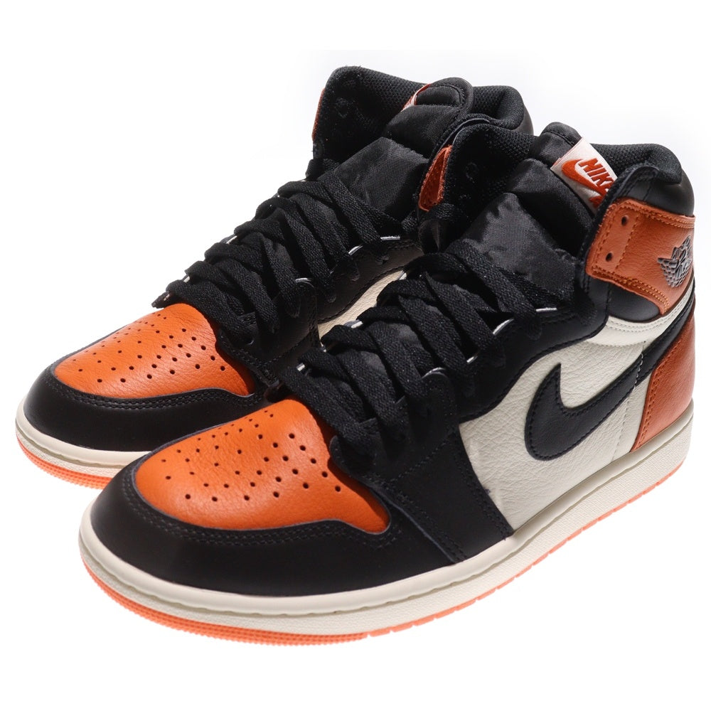 NIKE(ナイキ) AIR JORDAN 1 RETRO HIGH OG Shattered Backboard エア ジョーダン 1 レトロ シャッタードバックボード ハイカットスニーカー オレンジ US10/28cm DZ5485-008
