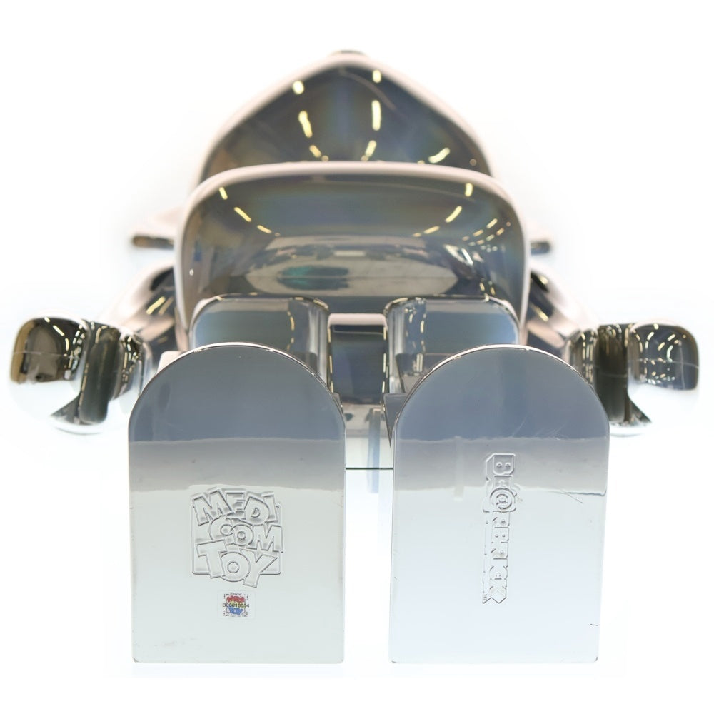 MEDICOM TOY(メディコムトイ) BE@RBRICK 20TH ANNIVERSARY DEEP CHROME 1000% ベアブリック 20周年 ディープ クローム フィギュア 人形 シルバー