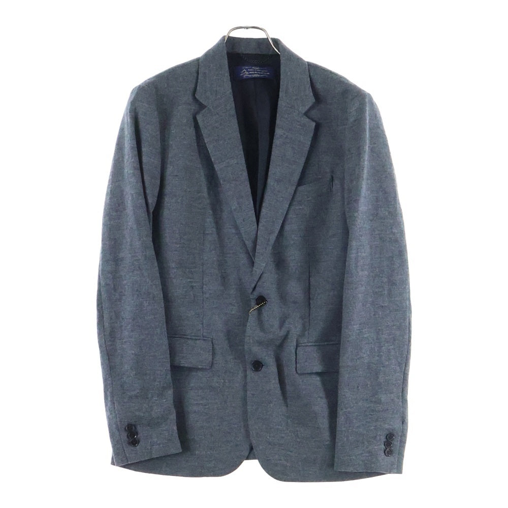 nano universe(ナノユニバース) 19AW 2B ウール シングル テーラードジャケット グレー 668-0116002