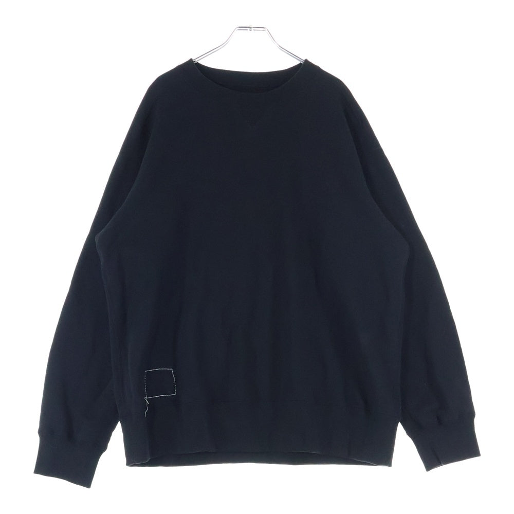 Sacai(サカイ) 25SS ×WTAPS Print Pullover ダブルタップス クルーネック スウェットトレーナー ブラック KU25-0926S