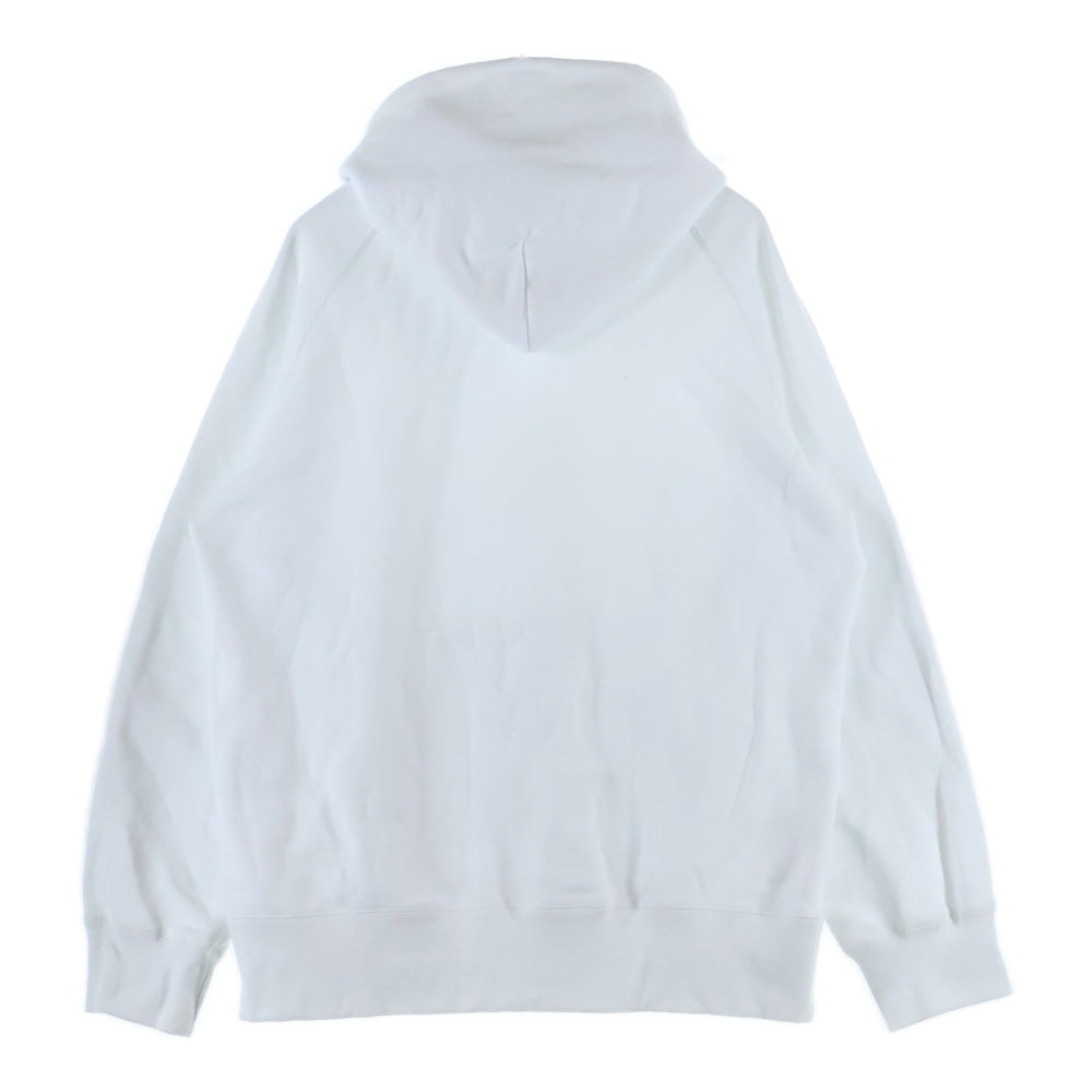 Sacai(サカイ) 25SS ×WTAPS Flock Print Hoodie フロッキープリント スウェット プルオーバーパーカー ホワイト 25-0925S