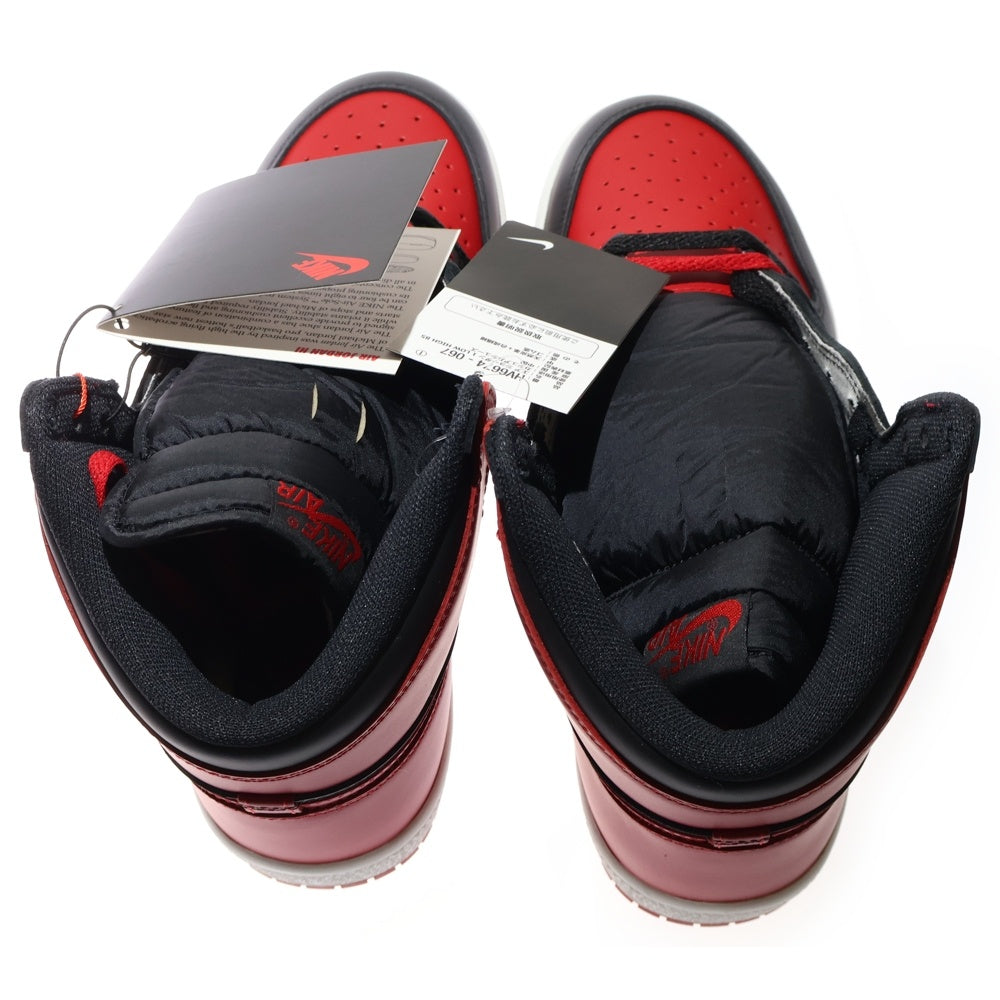 NIKE(ナイキ) AIR JORDAN 1 HIGH 85 BRED 2025 エアジョーダン 1 ブレッド ハイカットスニーカー US10/28cm レッド/ブラック HV6674-067