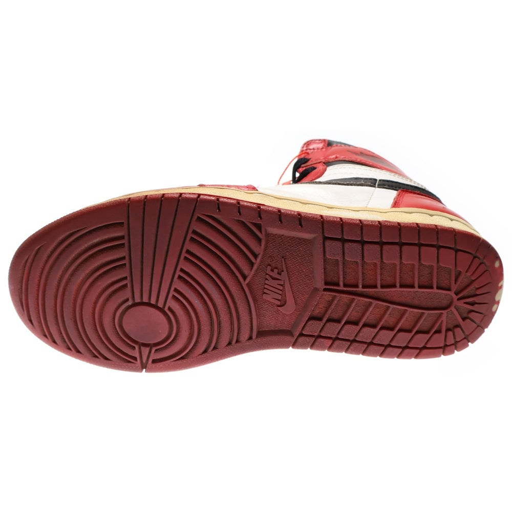 NIKE(ナイキ) 【観賞用 1994年製】 AIR JORDAN 1 CHICAGO エアジョーダン1 シカゴ ハイカットスニーカー レッド/ホワイト/ブラック US7.5/25.5cm 130207-101