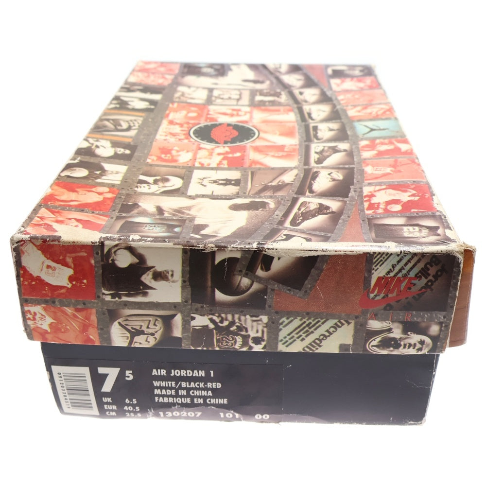 NIKE(ナイキ) 【観賞用 1994年製】 AIR JORDAN 1 CHICAGO エアジョーダン1 シカゴ ハイカットスニーカー レッド/ホワイト/ブラック US7.5/25.5cm 130207-101