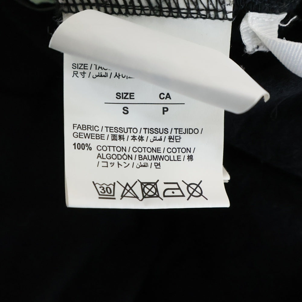 OFF-WHITE(オフホワイト) 20AW SPRAY ARROWS LS T-SHIRT スプレーアローロゴ クルーネック長袖Tシャツ カットソー ブラック OMAB001E20JER004