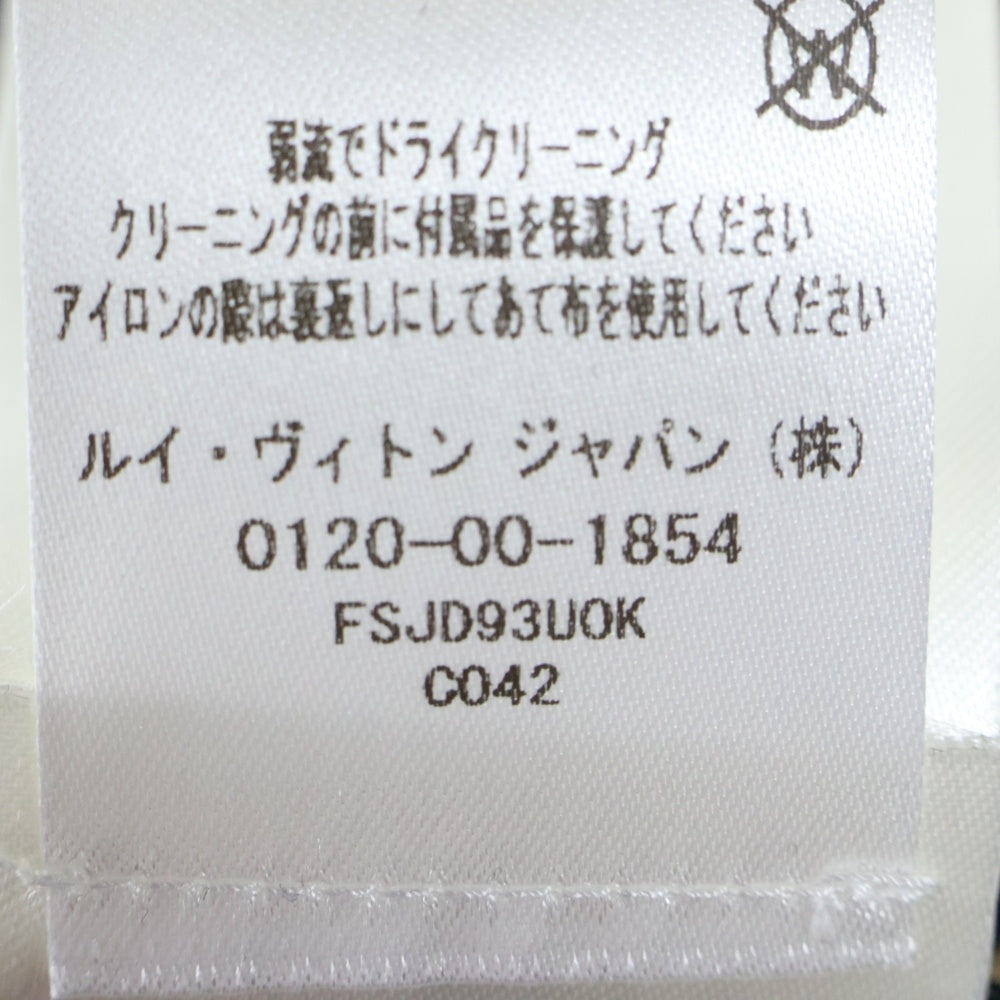 LOUIS VUITTON(ルイヴィトン) 25SS ストライプインサート テクニカルジャージー ドレス レーヨン ノースリーブワンピース ブラック/ブラウン レディース RW251WB UOK FSJD93